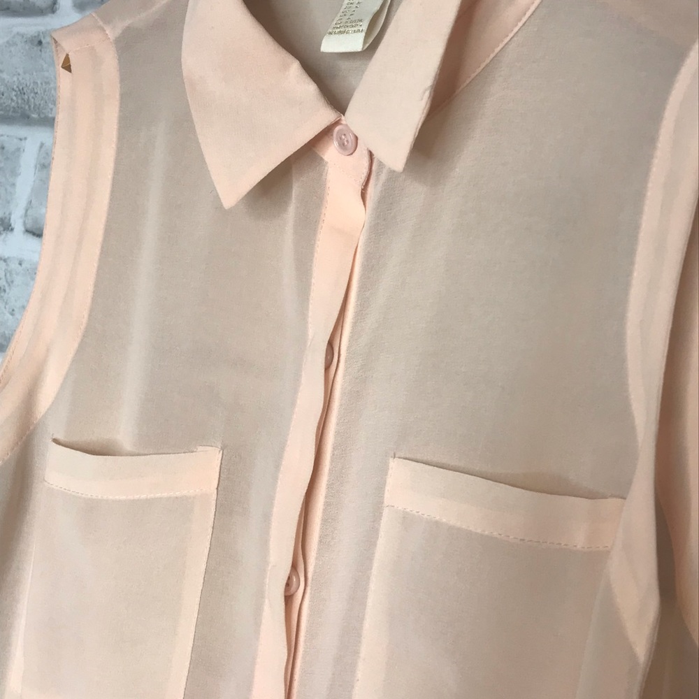 Pink Sheer Forever 21 Blouse - Picture 5 of 8